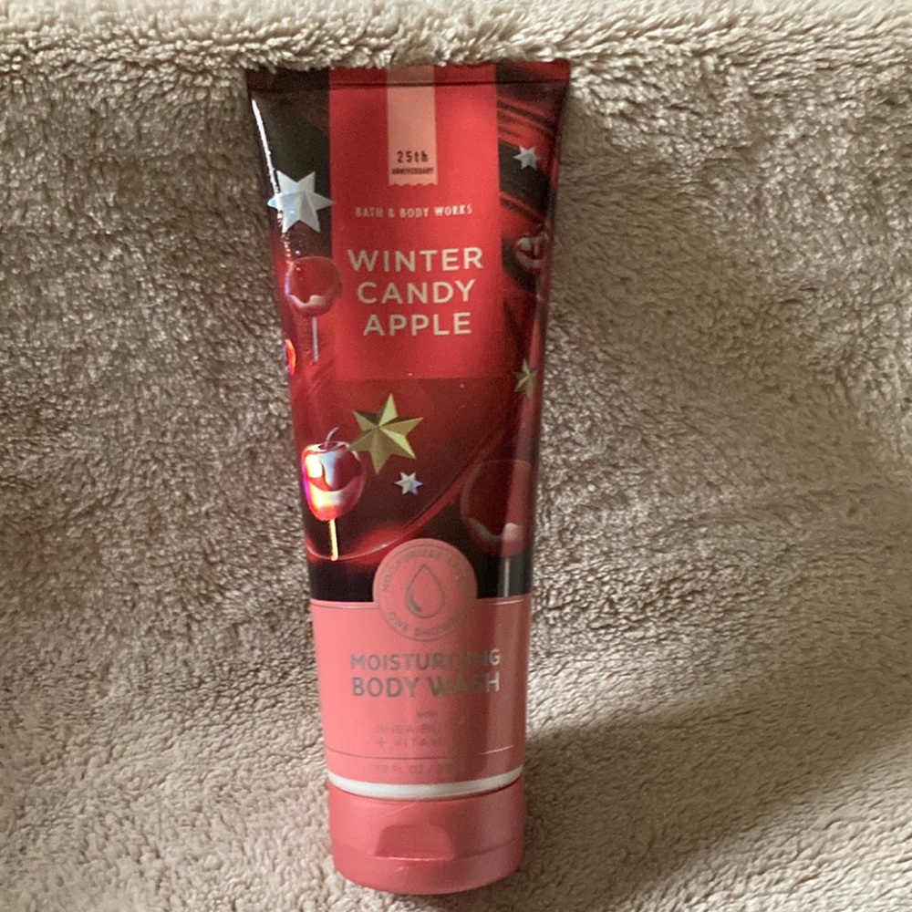 3/$18 Winter Candy Apple Moisturizing Body Wash  Bath & Body Works BBW